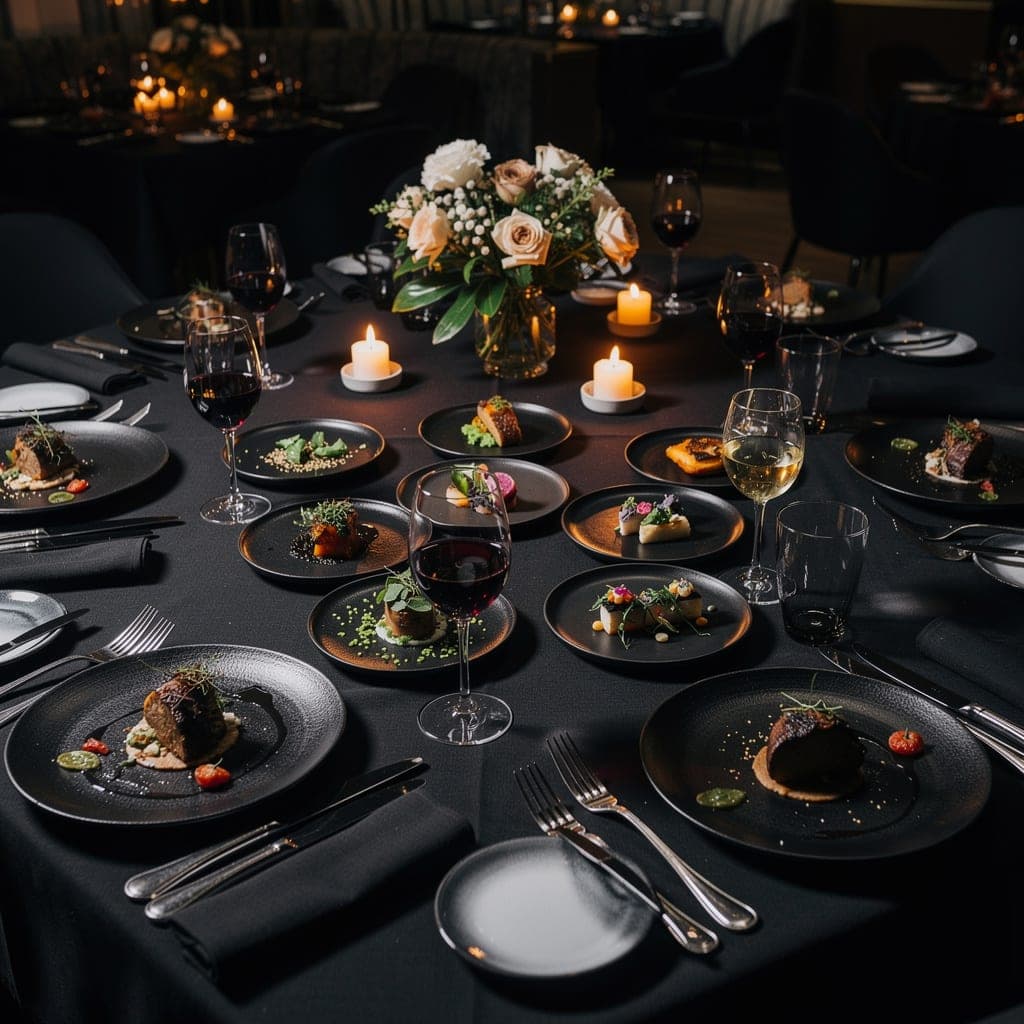 Tasting menu with wine pairing